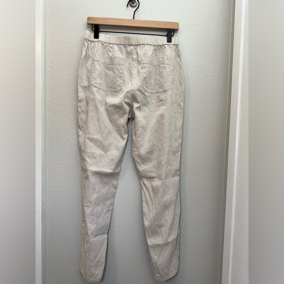 THEORY Northsound Linen Blend Pants Size 6 - Picture 3 of 8
